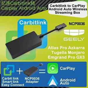 Sərhədlərarası Carbitlink Simsiz Carplay Simsiz Android Auto Huawei Hicar Qutusu
