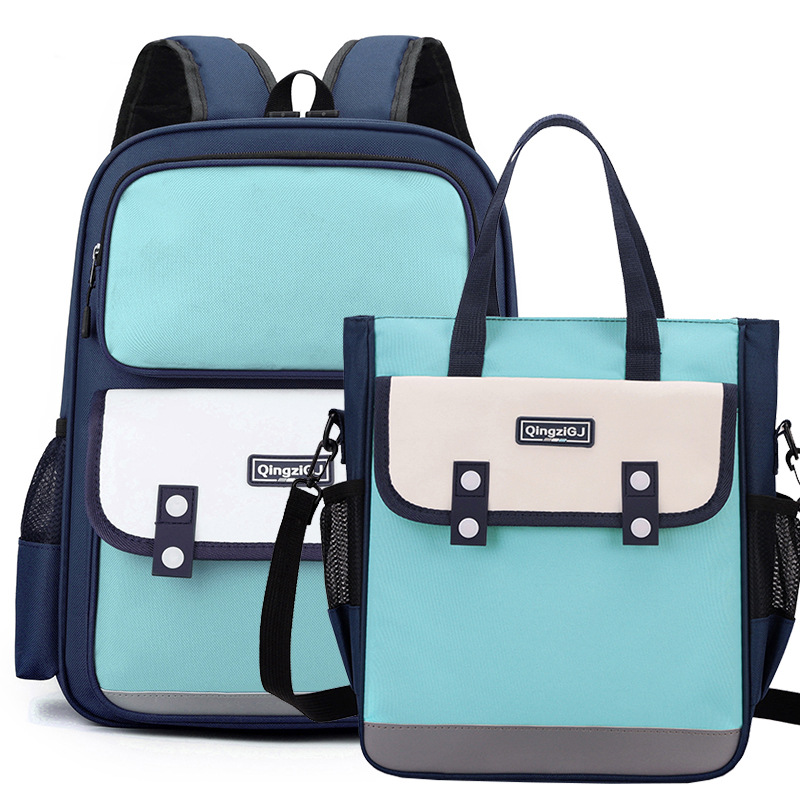 Mochilas escolares para niños con logotipos impresos personalizados, mochilas para estudiantes de primaria, mochilas escolares para mujeres, bolsos cruzados, instituciones de formación con buena apariencia