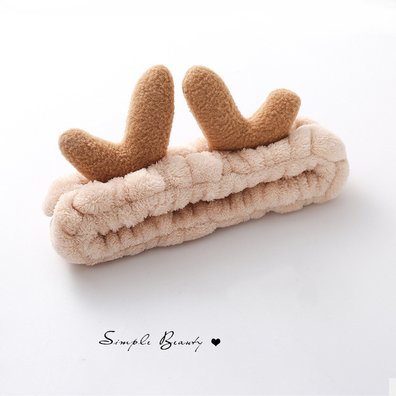 Diadema de felpa de dibujos animados 2025, antideslizante, para maquillaje o spa, estilo lindo