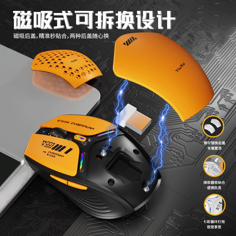 Мышь без проводов, совместима с планшетом, с зарядкой, для ноутбука, Bluetooth
