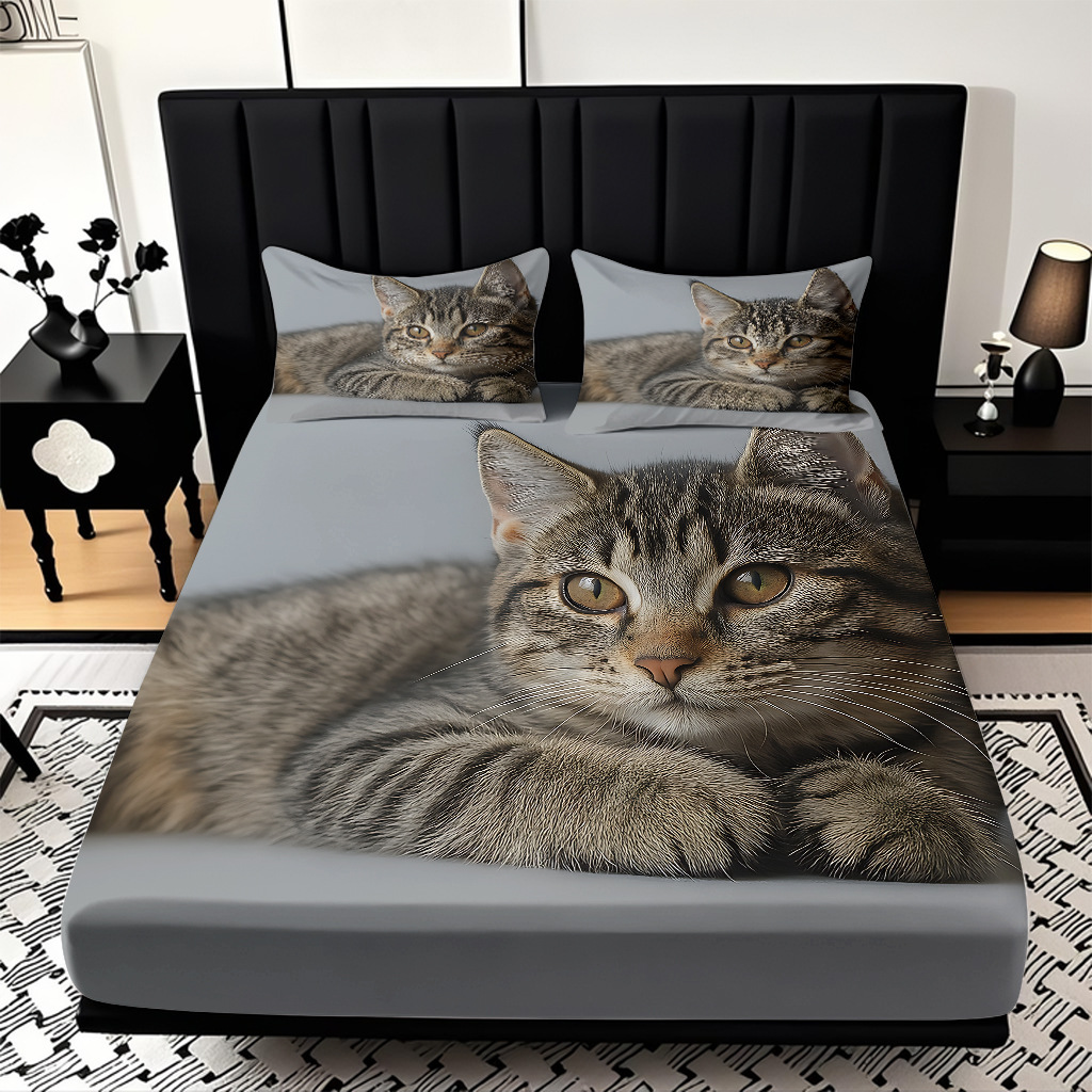 TEMU / JIT Amazon Kitty Pattern Digital Print Pro Skin Bed Kits Fabricante suministro directo transfronterizo