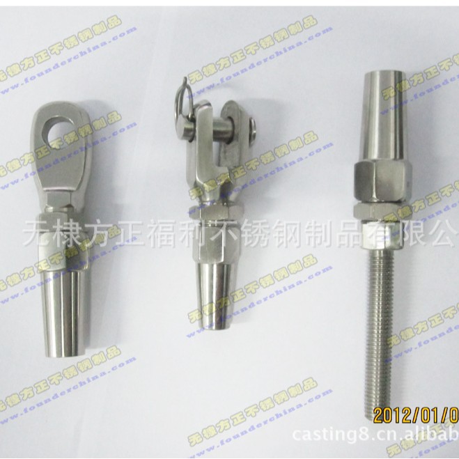 供应标准材质不锈钢304、316 铸造件 铁塔接线终端 钢丝绳末端件