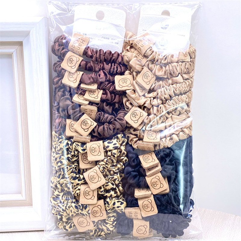 Nuevo lindo Sanrio cabeza cuerda banda de goma ins tejida alta banda de Pelo elástico cuerda de pelo Mori nueva cola de caballo corbata