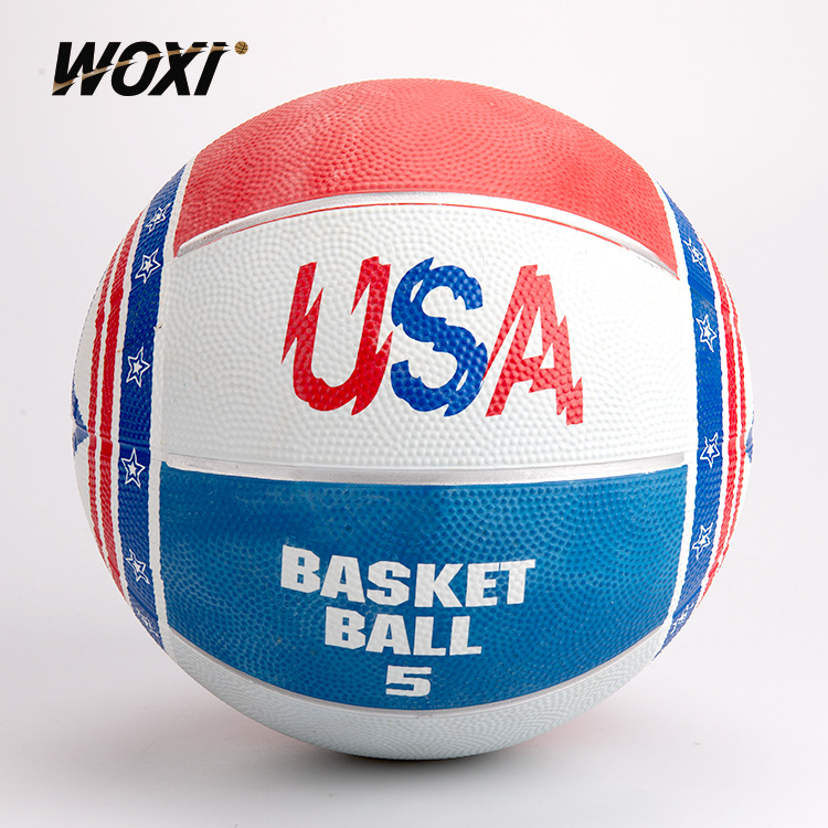 Foreign Trade Manufacturer Direct Sales No. 5 Basketball Youth and Kidsren's Ball No. 7 No. 3 No. 5 No. 4 Professional Rubber Basketball Customization