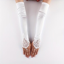 N 51874 Bridal Gloves Beaded Embroidery �����ɴ���� ר