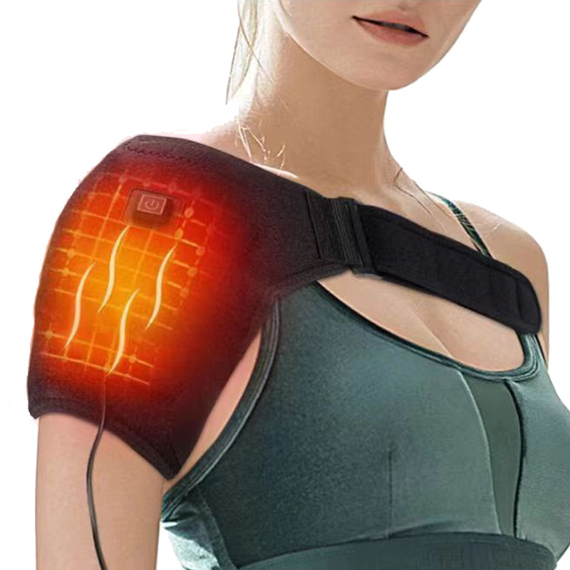 USB electric heating shoulder pads, warm heating shawl, hot compress shoulder pads, neck temperature control shoulder straps, shoulder protectors for men and women