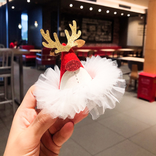 成人儿童圣诞节饰品发卡可爱麋鹿角头饰发夹帽发箍森女系发饰装扮