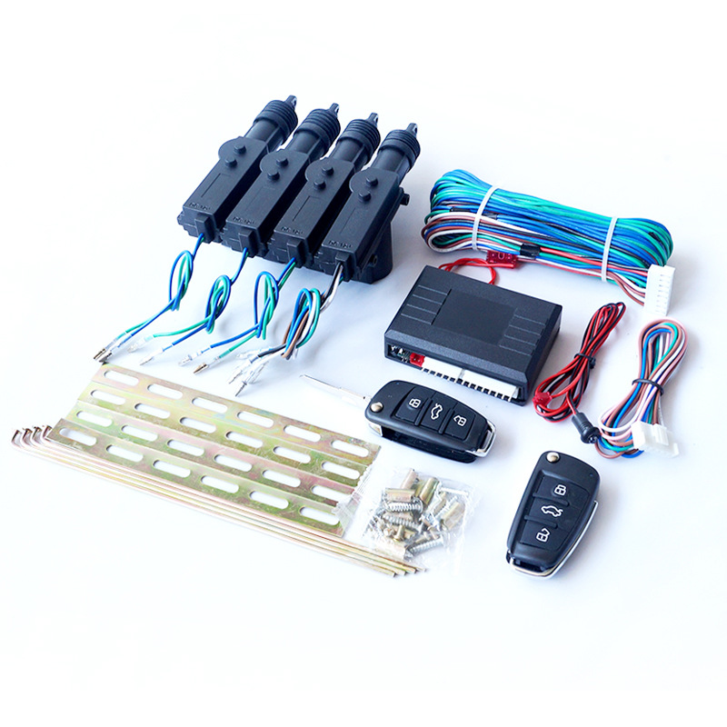 12V Car Remote Control Central Locking Keyless Entry Motor System with One Control for Three Motors Central Locking