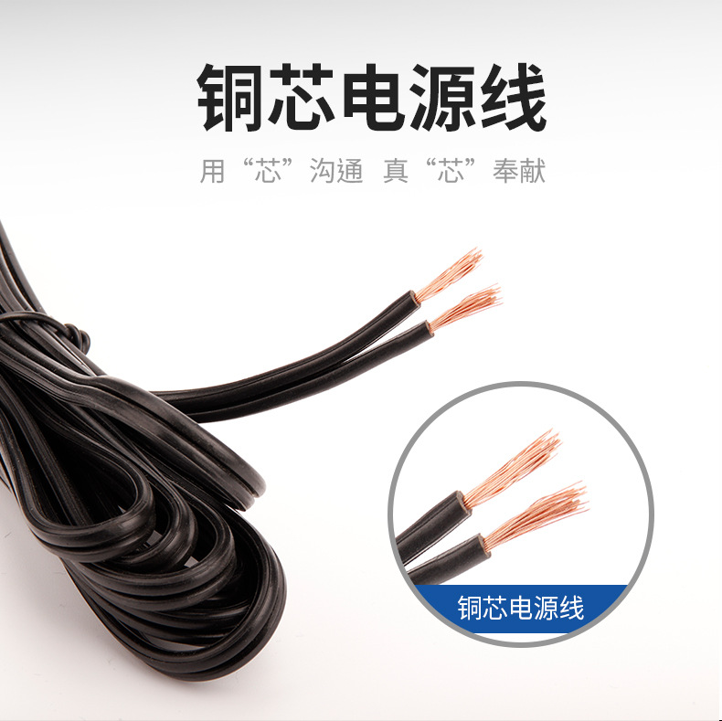 Car air pump, electric tire inflator, portable for small cars, high-power, high-pressure, dual-cylinder, for vehicle use