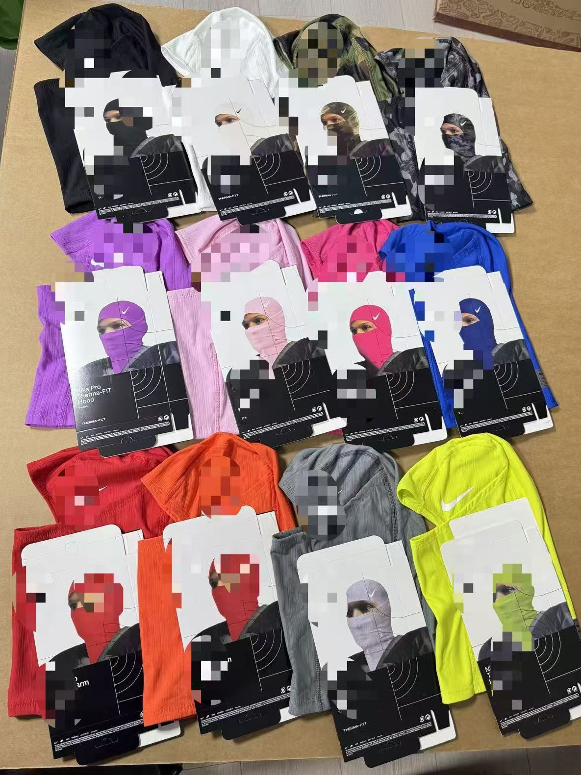 Cross-Border Amazon Thermal Headgear Outdoor Cycling Ski Mask Cold-Proof Face Protection Neck Scarf Sports Balaclava Hat