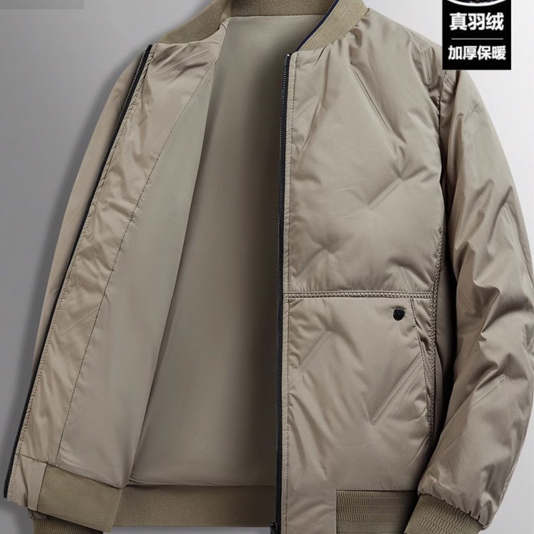 Demi-season short keep warm down jacket for leisure