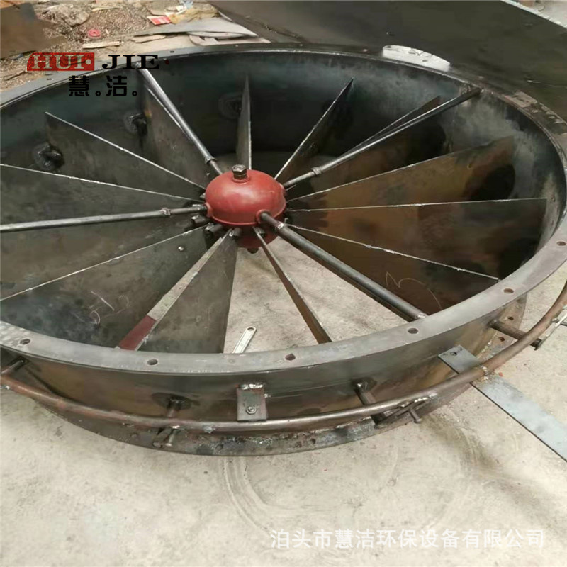 方形圆形气动通风蝶阀DN1200调节阀多叶冷风阀不锈钢蝶阀管道蝶阀