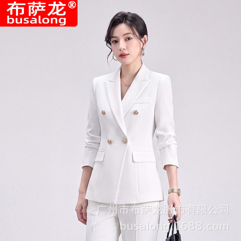 2026 Autumn New Busalong Women's Long Sleeve Professional Suit Pants Formal Suit Workwear 892
