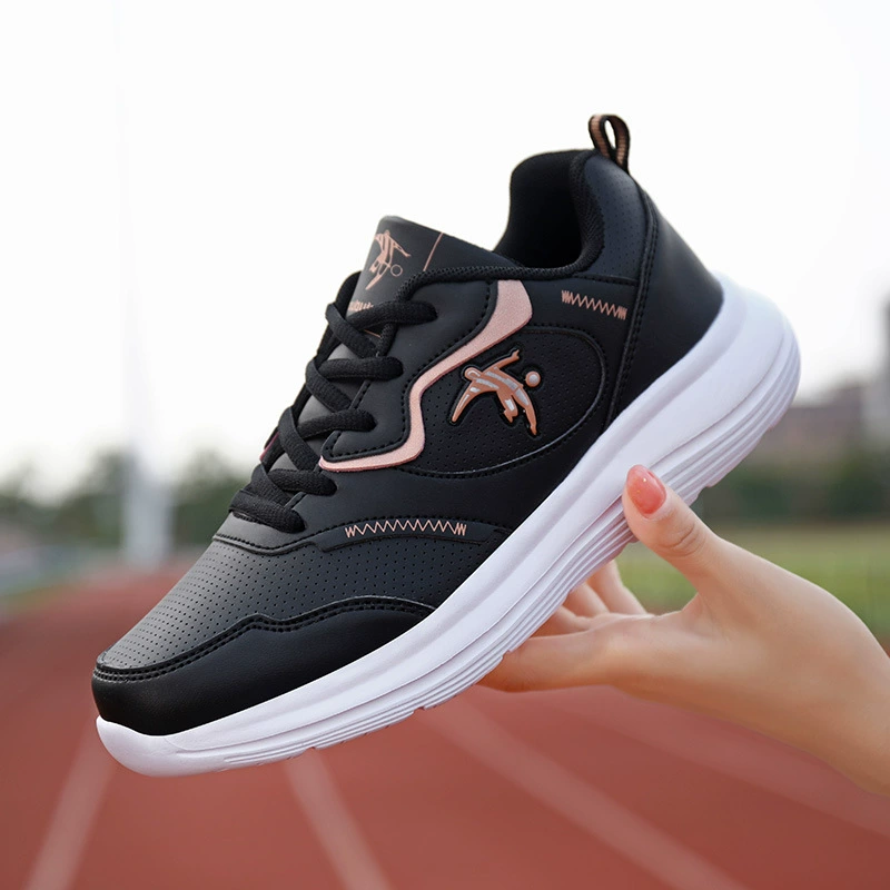 Женская обувь Joni Danlai весной и осенью кожаная водонепроницаемая повседневная спортивная обувь плоская подошва противоскользящая туристическая обувь мягкая подошва бег