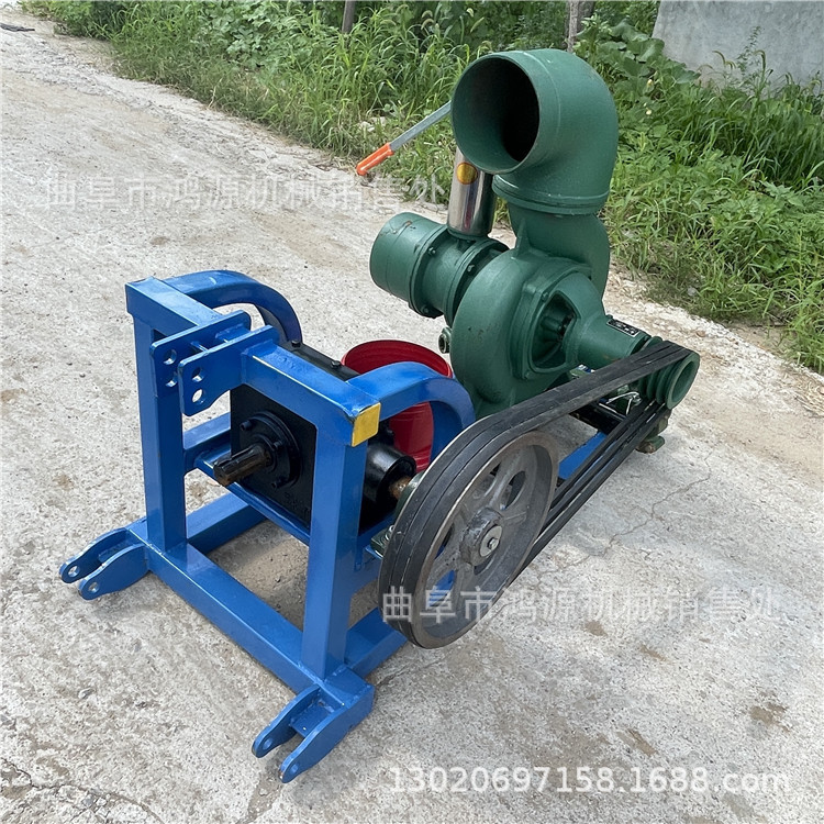 移动式柴油大8寸抽水泵 拖拉机后悬挂高压泵 柴油水泵视频