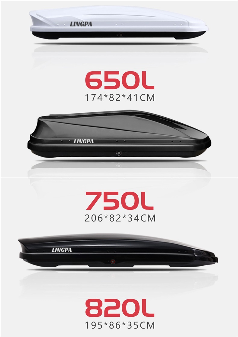 Roof Box Suv Universal Car Roof Box Luggage Rack Suitcase Ultra-Thin Large Capacity Sunken Type
