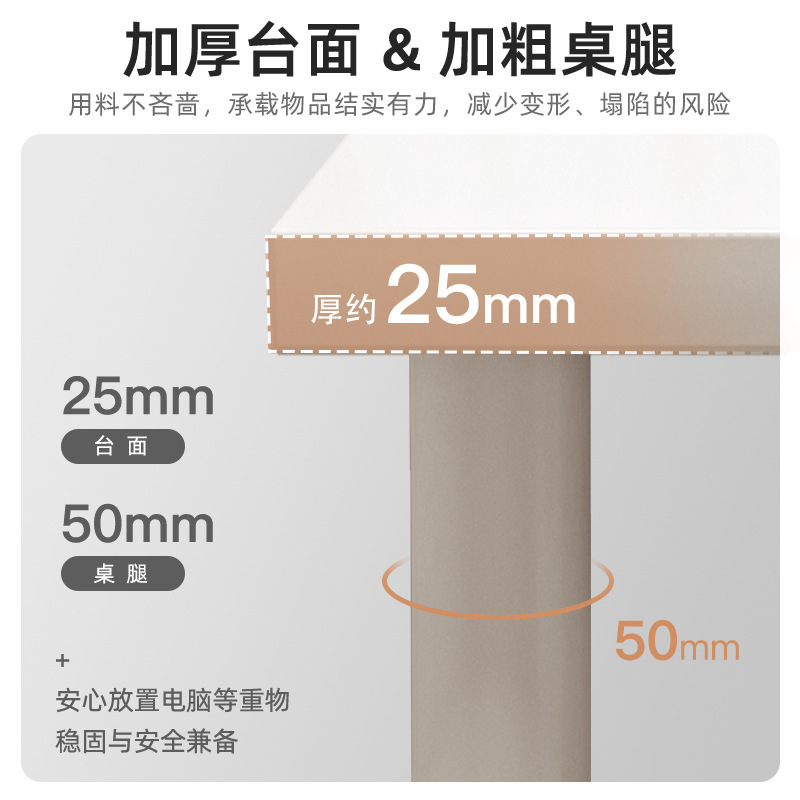 Escritorio de dormitorio de estilo crema, tocador, escritorio de hogar integrado, escritorio de computadora, escritorio de estudio de oficina para niñas, banco de trabajo