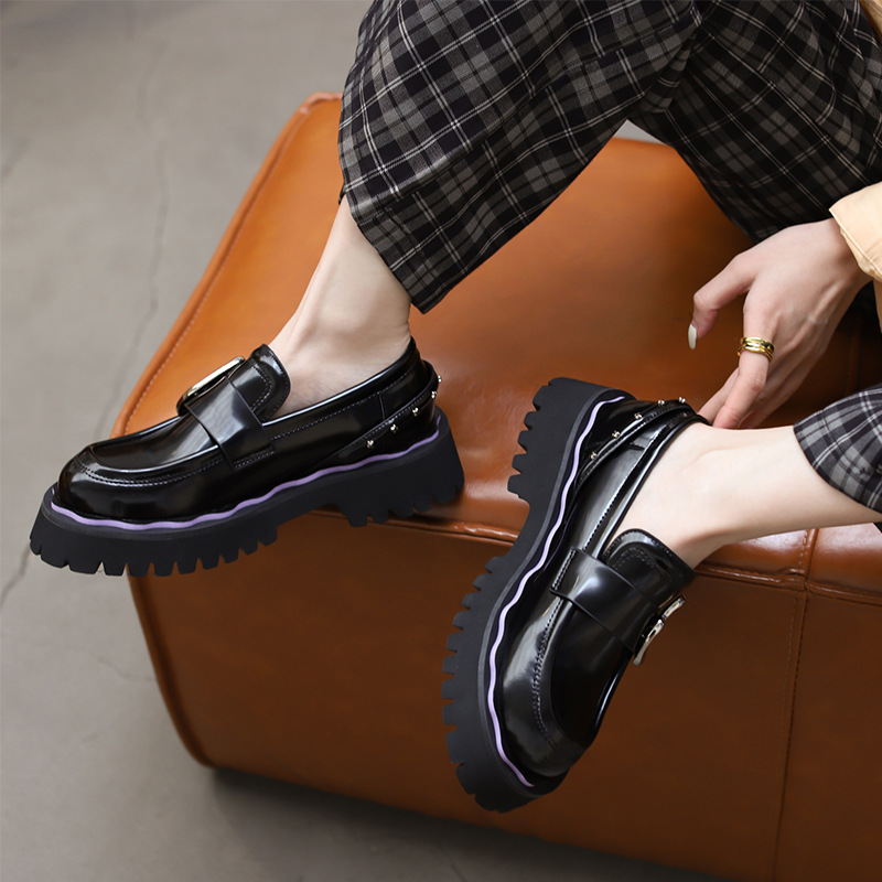 Retro Mary Jane shoes