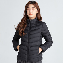 新款轻薄排骨羽绒服女短款冲锋衣内胆轻便薄款户外立领秋冬季外套