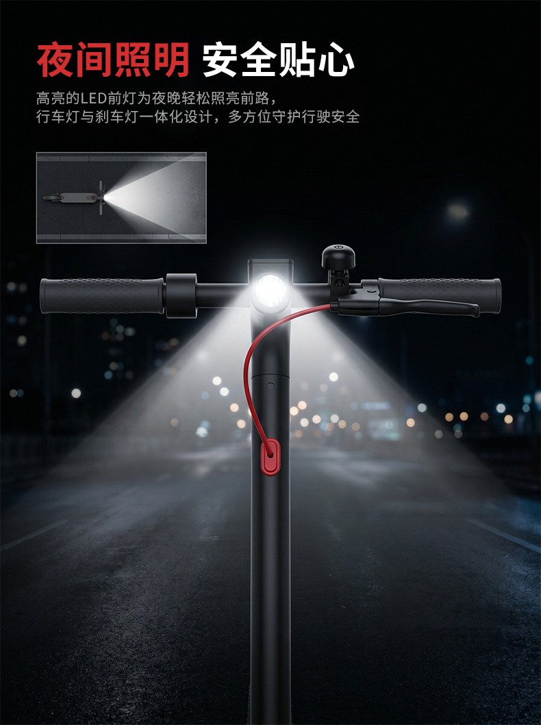 8.5inch Cross-Border Electric Scooter Portable Adult Aluminum Alloy Foldable Two-Wheeled Mobility Scooter Large Item