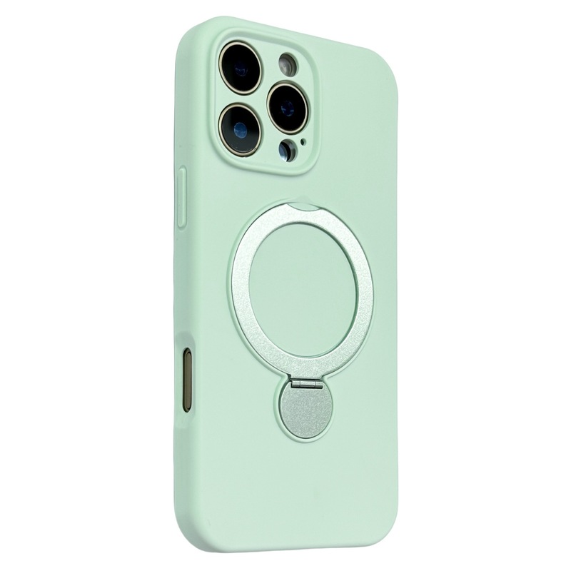 支点旋转支架精孔适用iPhone17手机壳纯色肤感磁吸苹果16防摔软套|undefined