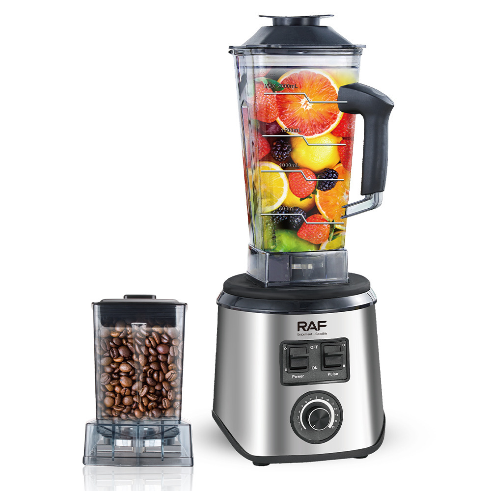 Exprimidor de jugo eléctrico de acero inoxidable transfronterizo estándar europeo motor multifuncional de gran capacidad mezclador de jugo crude varilla de cocina image 23