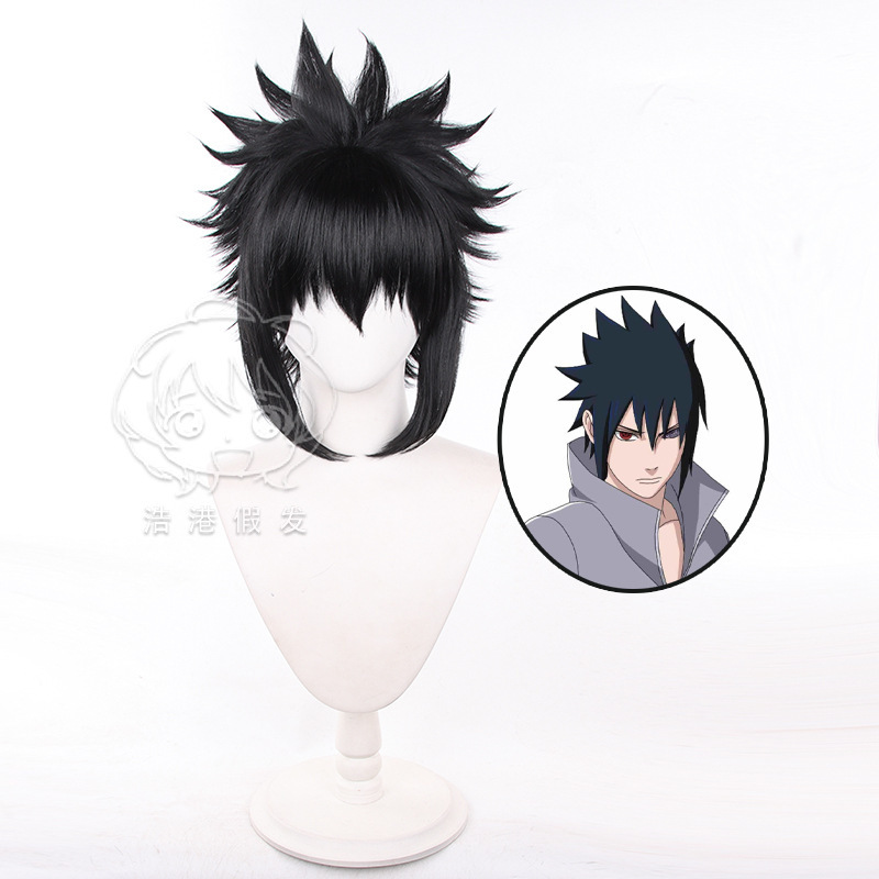 [Haogang] Naruto Uchiha Sasuke cos Wig Mao Chong Tian Yi cosplay Wig
