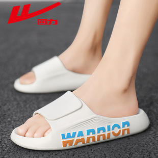 Warrior, слайдеры, летние спортивные нескользящие дезодорированные тапочки на платформе