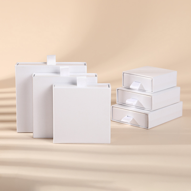 梦达厂家直销亚马逊首饰包装盒简易风可加logo项链耳钉手串包装盒