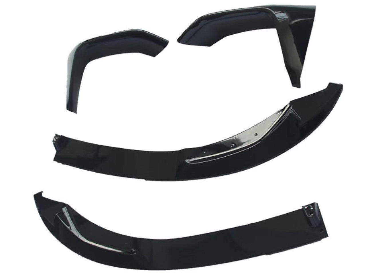 For BMW M3/M4 Front Lip F80 F82 MP Style Gloss Black/Carbon Fiber