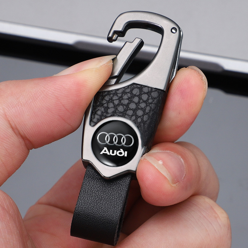 Personalidad con cuchillo llavero de coche conveniente cuchillo expreso llavero de cuerda de cuero duradero todos los modelos