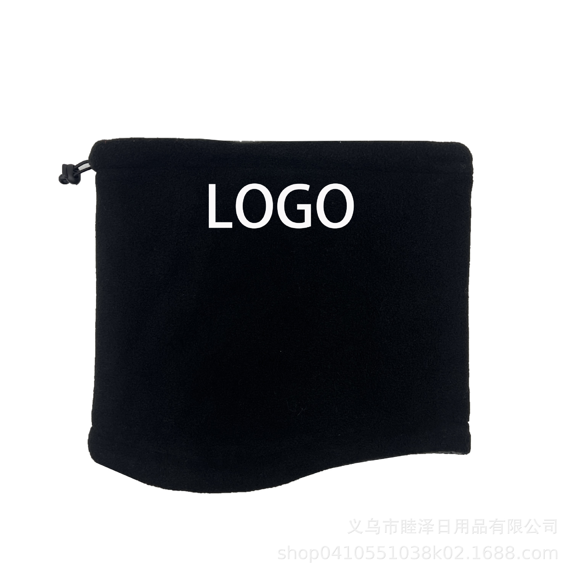 Factory Custom-Made Warm Neck Gaiter for Men and Women, Casual Double-Sided Fleece, Versatile Outdoor Solid Color Cycling Windproof Neck Warmer