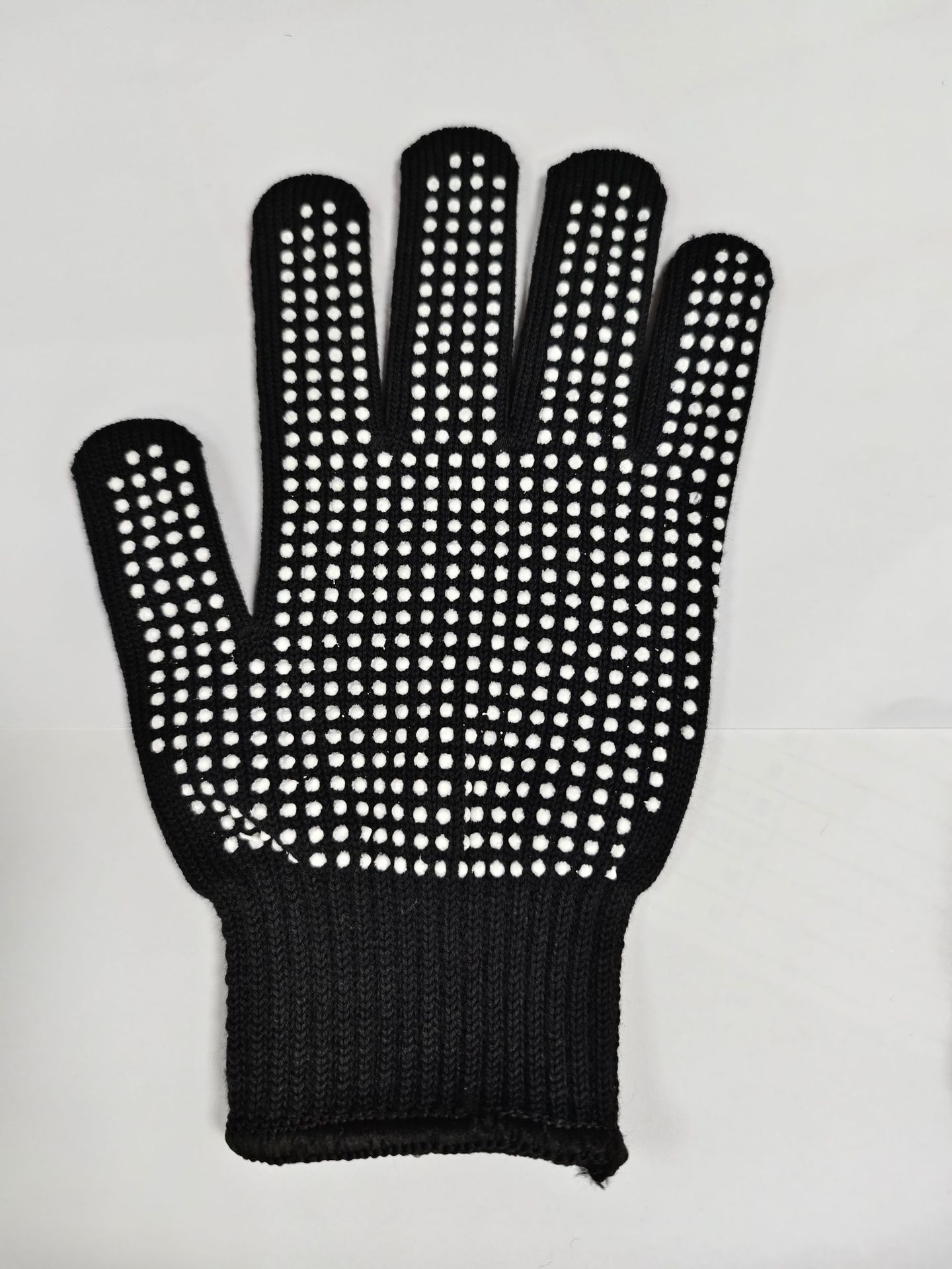 M22 화이트 도트 실리콘 장갑 - 핑크 엣지