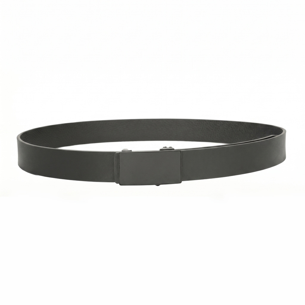 Men's Leather Belt New Style Genuine Cowhide Automatic Buckle Casual Trend Versatile Youth Men's Waist Belt Business Trouser Belt
