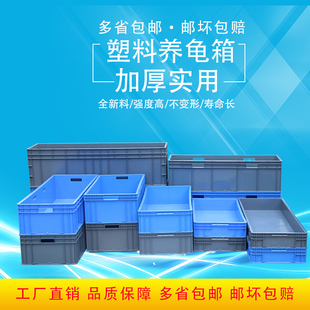 EU box thickened and lengthened turtle fish raising box water tank rectangular storage box hardware toolbox plastic turnover box