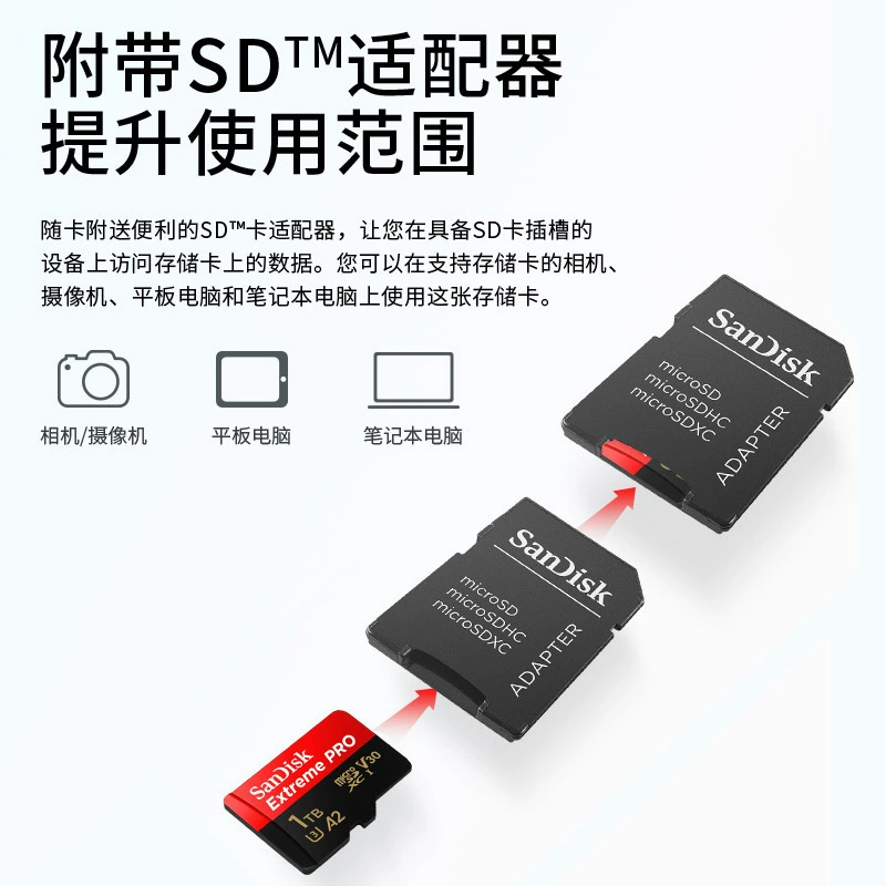 Ночная/ночная A2 1TB TF (MicroSD) карта памяти V30 U3 4K супермакс скорость памяти карта пригодна