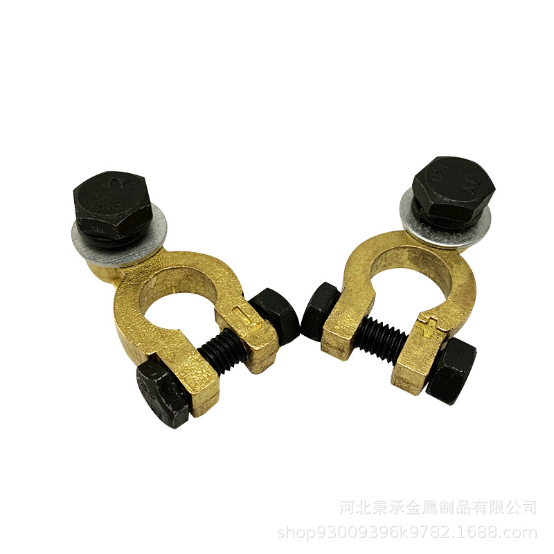 Factory Direct supply battery Chuck pure copper Chuck quick disassembly connector thickened reinforced battery card head with wrench