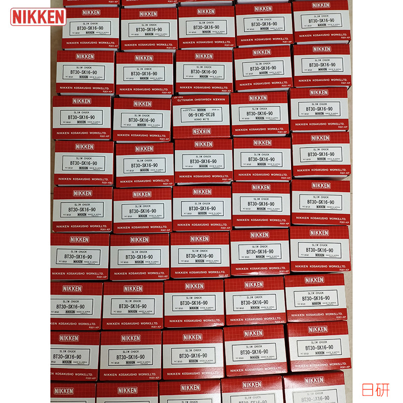 日研NIKKEN细杆刀柄BT30-SK13-90P-RP BT30-SK16-90 SK16-12AC