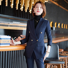 高端西装外套女秋冬新款休闲西服时尚气质女神范韩版职业套装工装