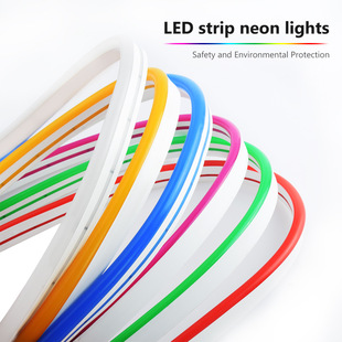Neon DC12V SMD2835 flexible LED car light hotel decorative edge strip waterproof rope tube silicone tube