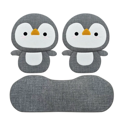 Four Seasons Pad — Car seat cushion for all seasons - rear-seat-3-piece-set-gray-penguin-default-item