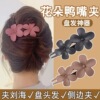 Fashionable crab pin, hair accessory, universal hairgrip to go out, big hairpins, flowered