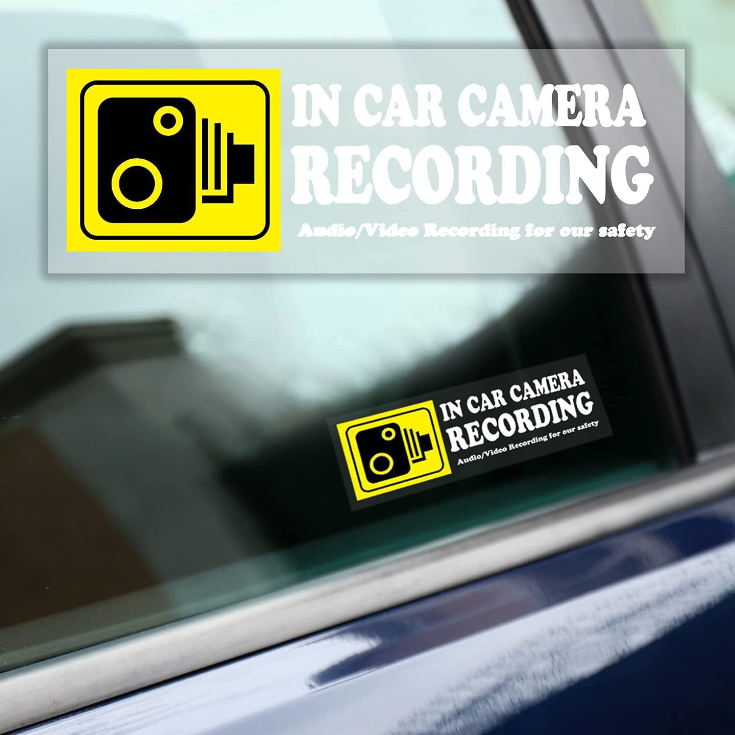Aufkleber für Autokameraaufzeichnung, Aufkleber für Autofenster-Videoaufzeichnung, rückstandsfrei entfernbar_voghion.com