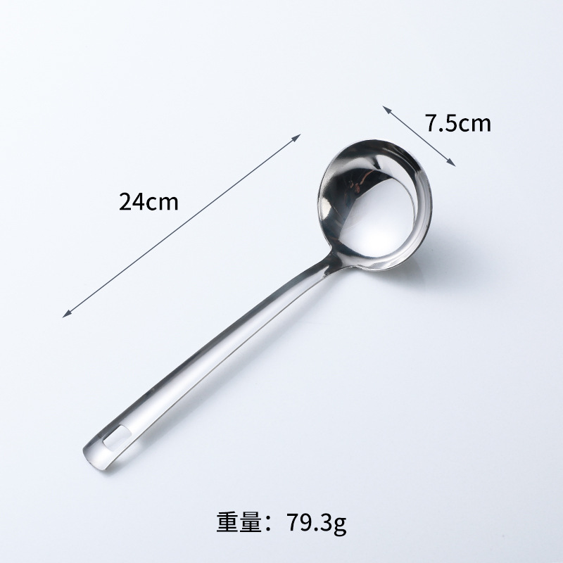 ステンレスの鍋シャベルの柔らかいゴムの柄の調理器具の8セットの調理スプーンの火鍋のスプーンの漏れたスプーンなどの台所の小さい調理器具のセット|undefined