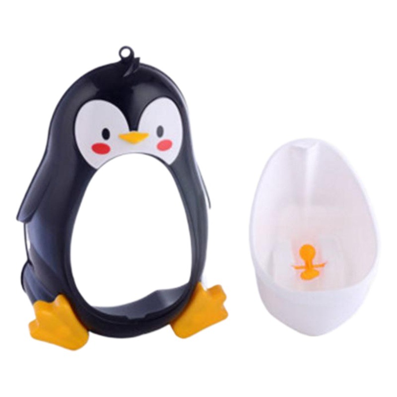 Nuevo pingüino orinal niños de pie montado en la pared bebé orinal urinario fábrica al por mayor