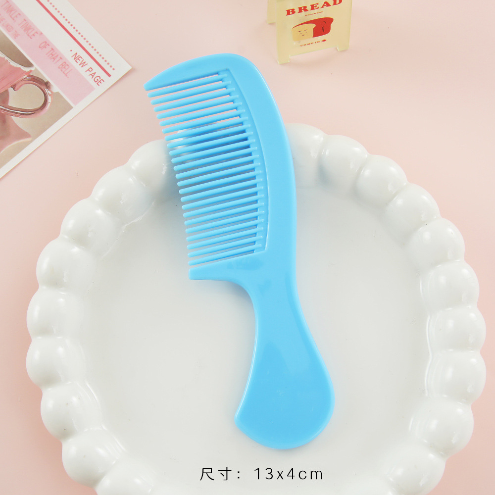 Nuevo mini peine simple portátil lindos peine de peluquería de plástico casero peinado de cabello largo para mujeres peinado recto