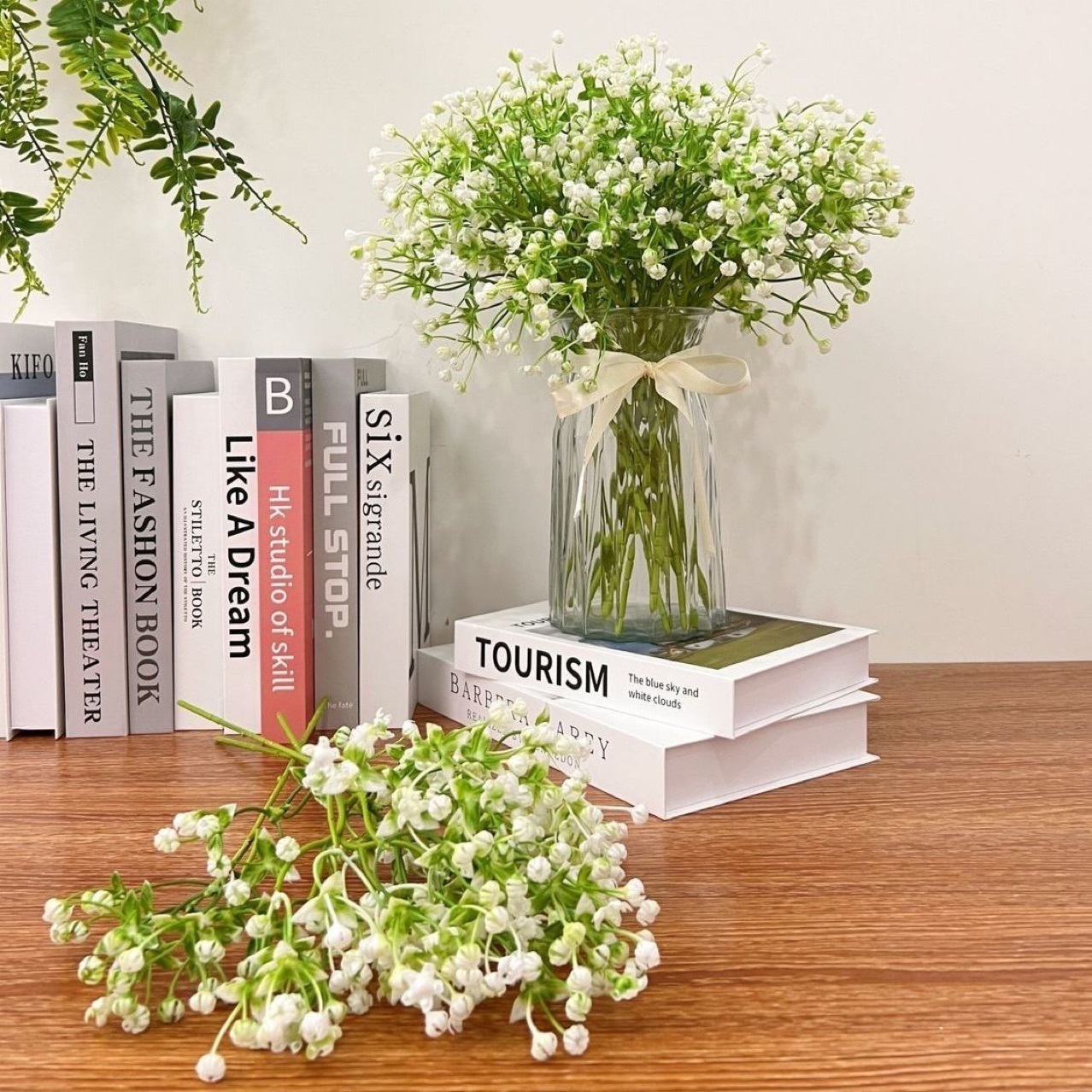 Simulation baby's breath bride wedding home decoration ins style hand-held bouquet baby's breath simulation flower fake flower ornaments