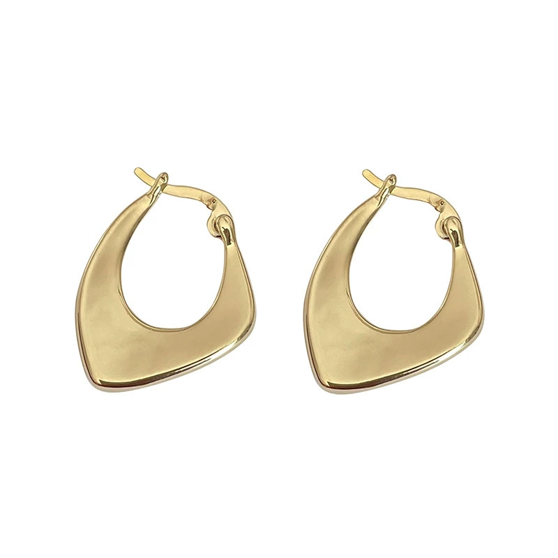 Square earrings, internet celebrity, simple and elegant design
