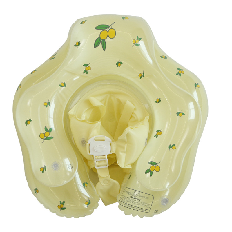 Flotador de natación transfronterizo en stock para bebés de 0 a 8 meses, flotador antivuelco, flotador inflable con parasol engrosado.