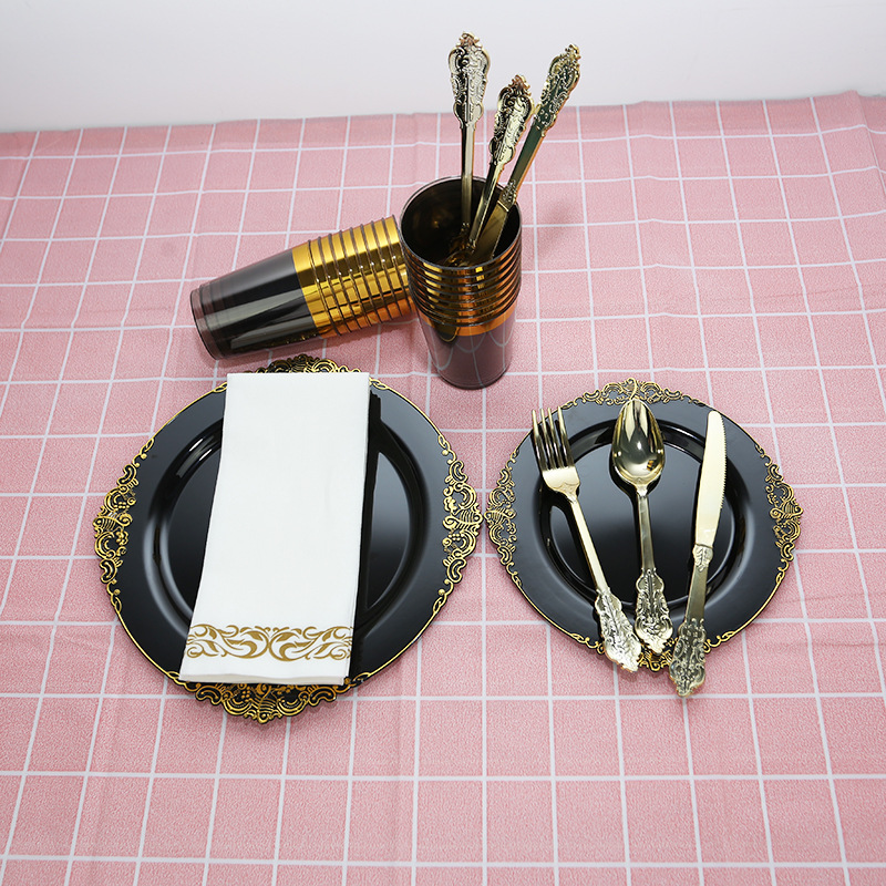 一次性餐盘套装